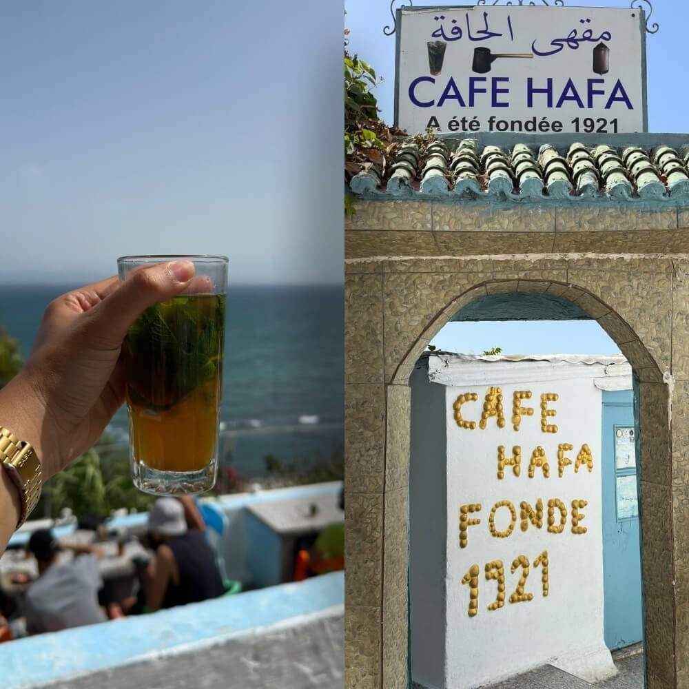 Cafe hafa Tangier Morocco